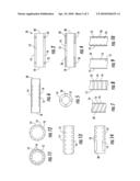 MULTI-LAYER DEVICE WITH GAP FOR TREATING A TARGET SITE AND ASSOCIATED METHOD diagram and image