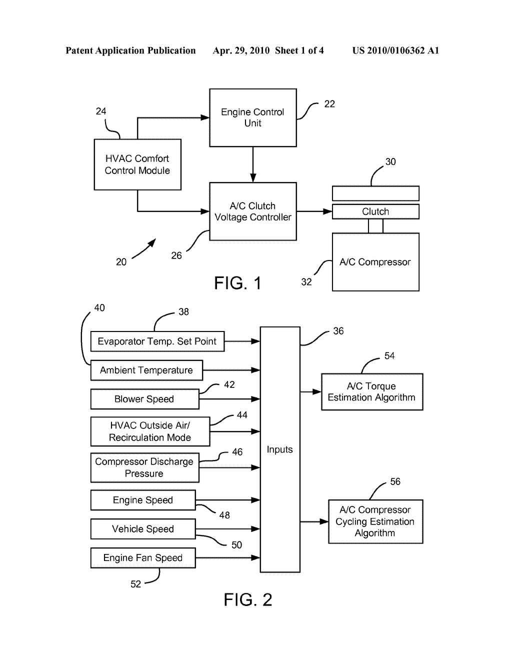 A/C COMPRESSOR CLUTCH POWER MANAGEMENT - diagram, schematic, and image 02