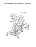 Siderail for hospital bed diagram and image