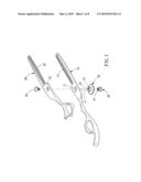 HAIRDRESSING SCISSORS diagram and image