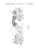 Method for adjusting a wheel axis of rotation of a scraper and actuation mechanism therefor diagram and image