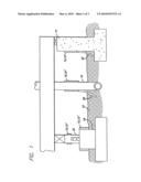 BARRIER AND METHOD FOR OBSTRUCTING PASSAGE OF TERMITES ACROSS THE SURFACE OF A STRUCTURE diagram and image