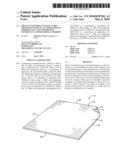 SHEETS OF MATERIAL HAVING A FIRST PRINTED PATTERN ON AN UPPER SURFACE THEREOF AND A SECOND PRINTED PATTERN ON A LOWER SURFACE THEREOF diagram and image