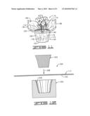 SHEETS OF MATERIAL HAVING A FIRST PRINTED PATTERN ON AN UPPER SURFACE THEREOF AND A SECOND PRINTED PATTERN ON A LOWER SURFACE THEREOF diagram and image