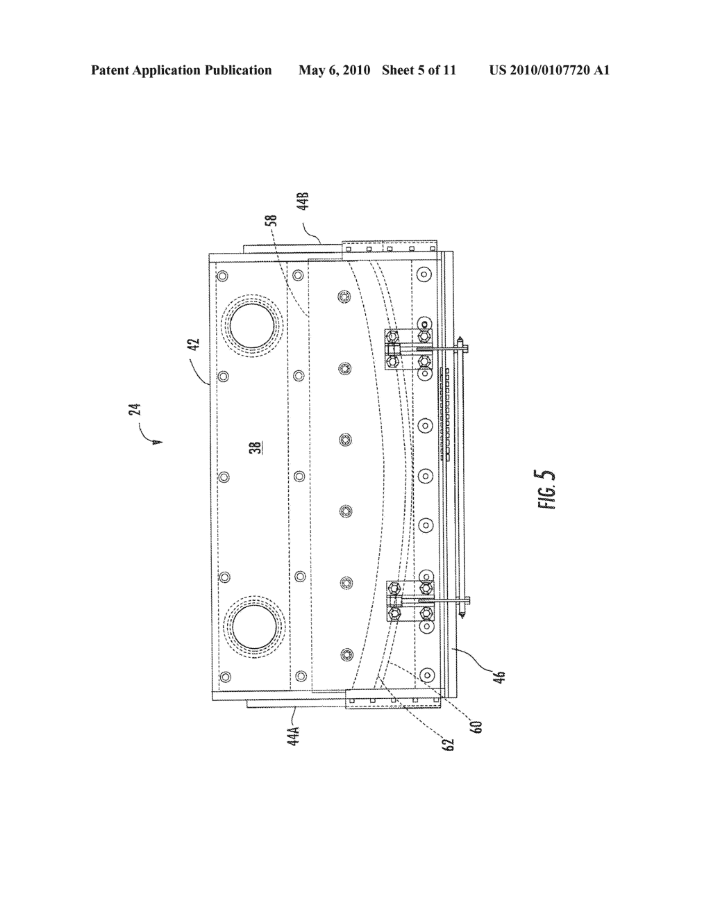 TITANIUM STRETCH FORMING APPARATUS AND METHOD - diagram, schematic, and image 06