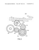 SPEED CHANGING TRANSMISSION MECHANISM OF SHEET LAMINATING APPARATUS diagram and image