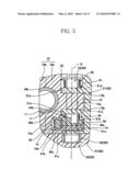 Accelerator operating device diagram and image