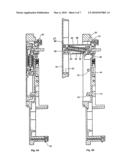 Retractable Hand Lever Actuator which may be locked in a recess diagram and image