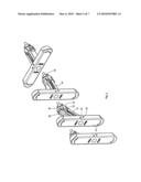 Retractable Hand Lever Actuator which may be locked in a recess diagram and image