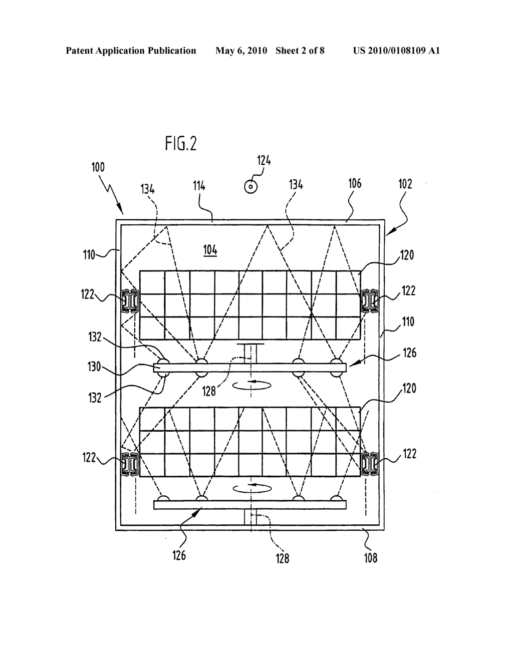 Device incorporating a chamber through which fluid is adapted to flow and the use of a drawer guide in such a device - diagram, schematic, and image 03