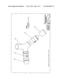 Flow controlled Y connector diagram and image