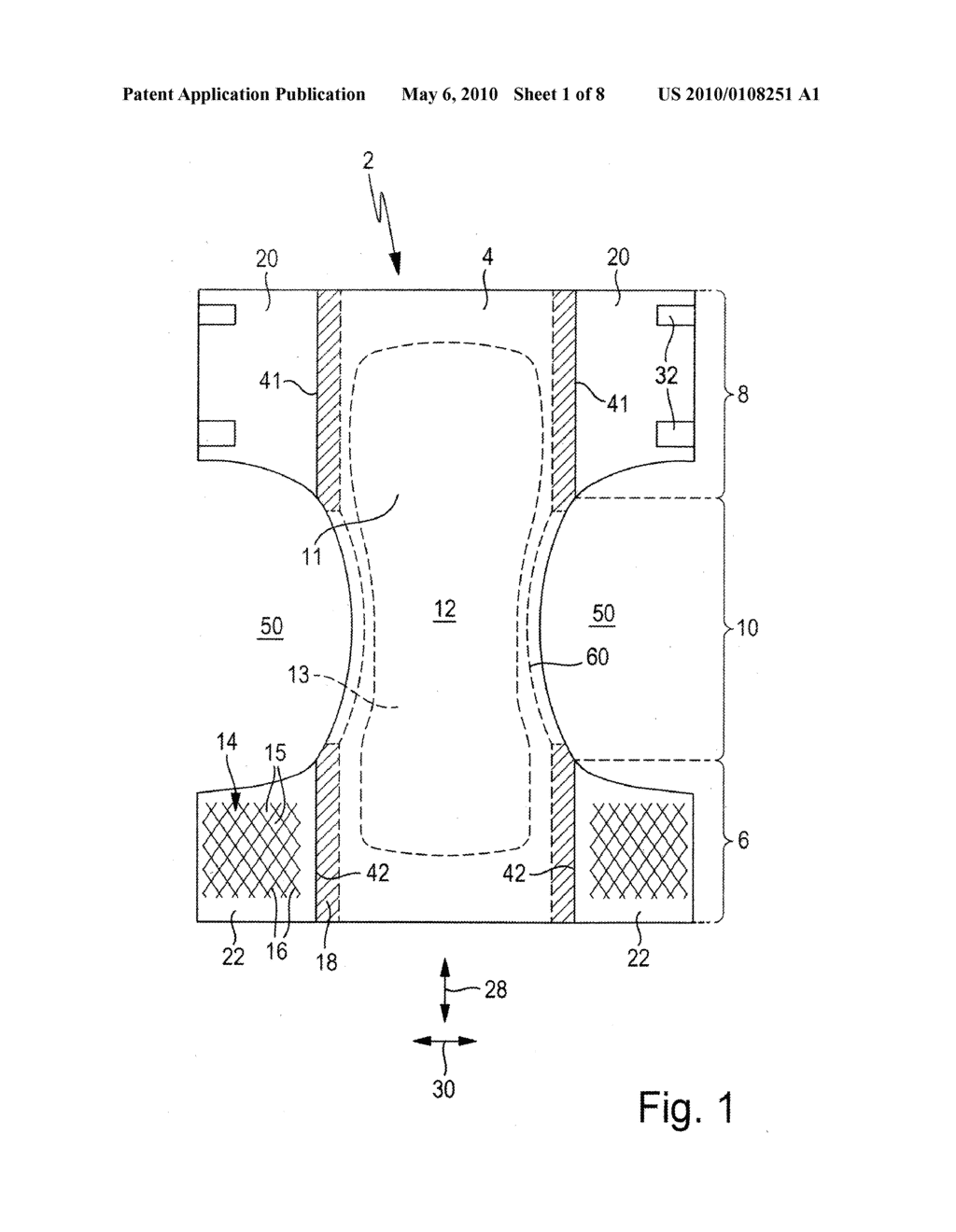 METHOD FOR THE PRODUCTION OF AN ABSORBENT DISPOSABLE INCONTINENCE DIAPER - diagram, schematic, and image 02