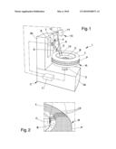 Tire-changing machine for fitting and removing vehicle wheels diagram and image