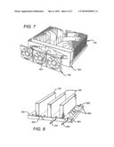 Heat sink system with fin structure diagram and image