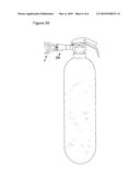 FIRE EXTINGUISHER WITH DISPOSABLE PLASTIC CONTAINER diagram and image