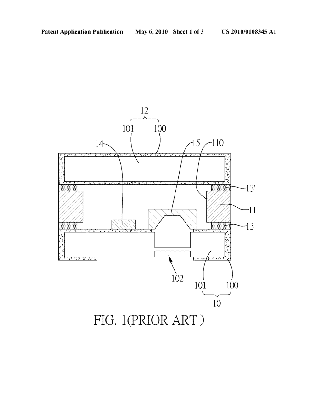 LID FOR MICRO-ELECTRO-MECHANICAL DEVICE AND METHOD FOR FABRICATING THE SAME - diagram, schematic, and image 02