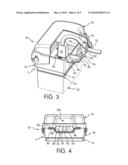 Weatherproof cover assembly for an electrical box having a water intrusion barrier diagram and image