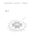 FLUID FILTER WITH AN ATTACHMENT STRUCTURE ON AN ENDPLATE OF THE FILTERING ELEMENT diagram and image