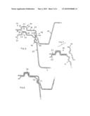 Enhanced tamper evident container with tear-apart parts diagram and image