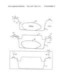 Enhanced tamper evident container with tear-apart parts diagram and image