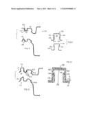 Enhanced tamper evident container with tear-apart parts diagram and image