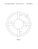 NOISE-SUPPRESSING STRUT SUPPORT SYSTEM FOR AN UNMANNED AERIAL VEHICLE diagram and image