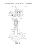 LOCKING MODULE AND SUPPORT STAND FOR DISPLAY DEVICE USING THE SAME diagram and image