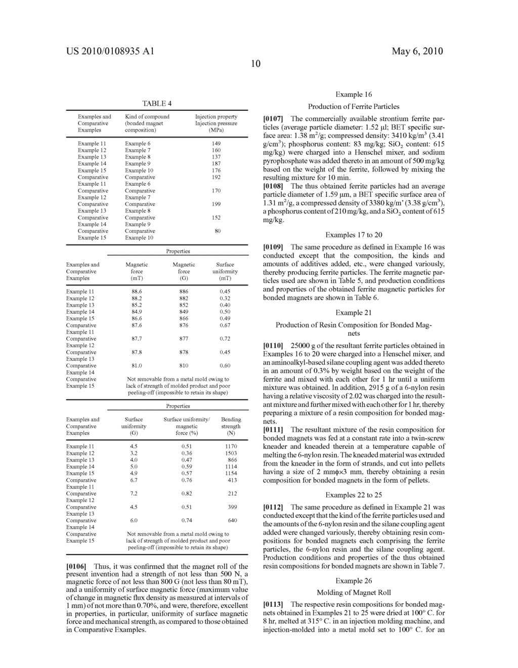 FERRITE PARTICLES FOR BONDED MAGNETS, RESIN COMPOSITION FOR BONDED MAGNETS, AND MOLDED PRODUCT COMPRISING THE SAME - diagram, schematic, and image 11