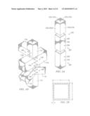 TOWER/FRAME STRUCTURE AND COMPONENTS FOR SAME diagram and image