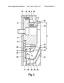 Clamping chuck for radially clamping workpieces with a cylindrical outer clamping surface diagram and image