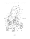 ADJUSTABLE ACTIVITY STROLLER diagram and image