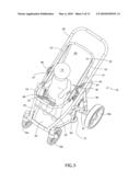 ADJUSTABLE ACTIVITY STROLLER diagram and image