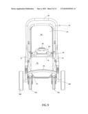 ADJUSTABLE ACTIVITY STROLLER diagram and image