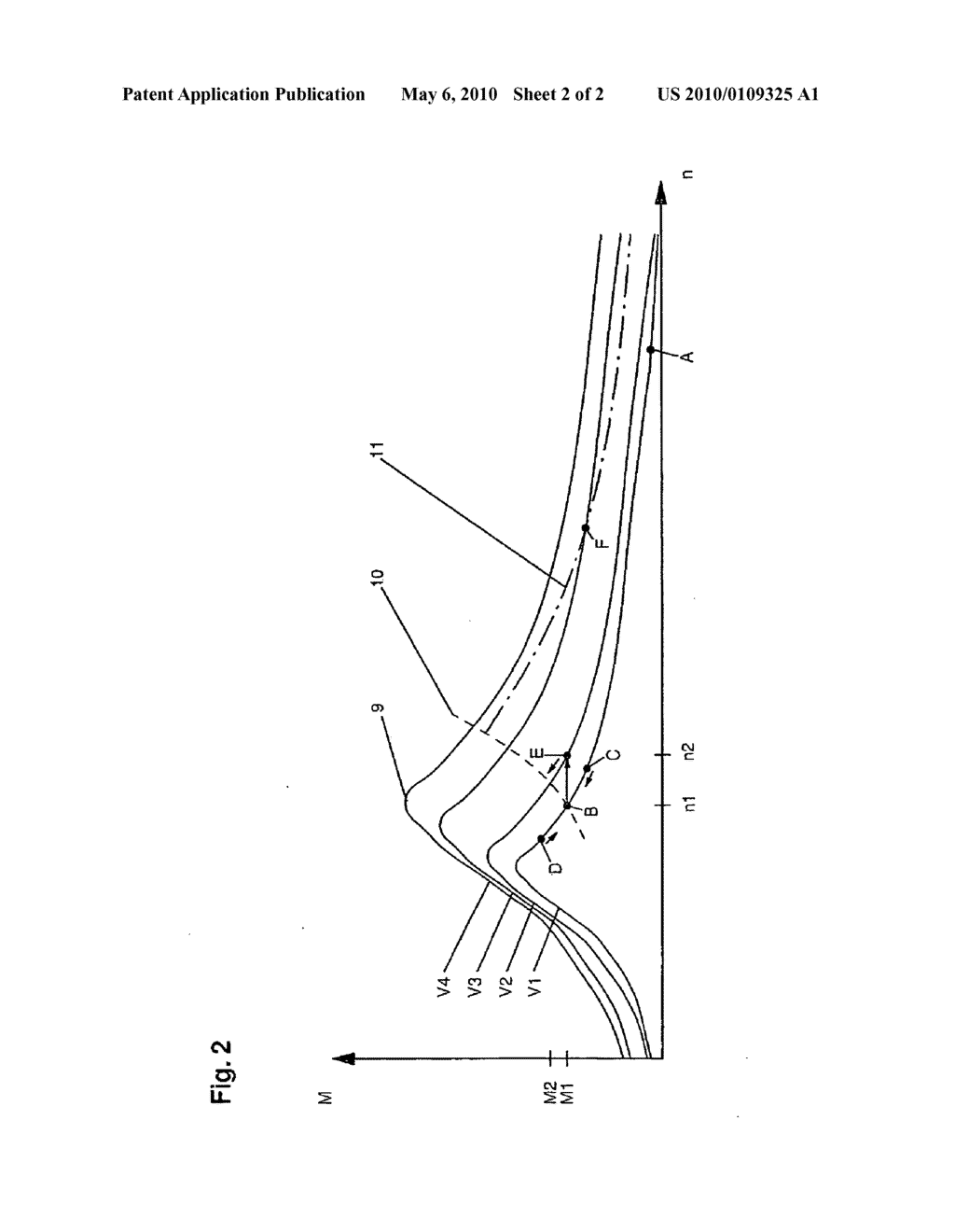 Method and device for power regulation of an underwater power plant - diagram, schematic, and image 03