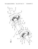 Generating electricity with a hypocyloidally driven, opposed piston, internal combustion engine diagram and image