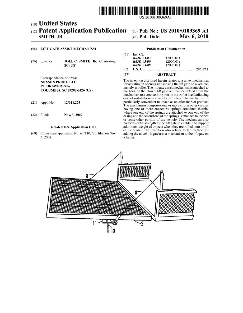 LIFT GATE ASSIST MECHANISM - diagram, schematic, and image 01