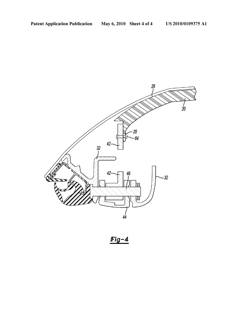 Convertible Top Stack Having a Triple Pivot for a Pivot Link, Center Rail, and Rear Rail - diagram, schematic, and image 05