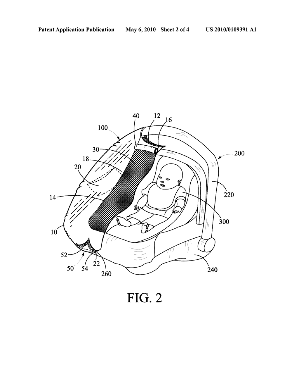PROTECTIVE COVER FOR BABY CARRIER - diagram, schematic, and image 03