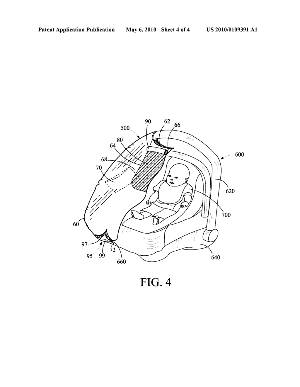 PROTECTIVE COVER FOR BABY CARRIER - diagram, schematic, and image 05