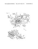 LOCKING DEVICE FOR A MOVABLE MEMBER IN A CHAIR diagram and image