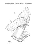 Patient Chair With Locking Assembly diagram and image