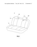 HEADREST AND VEHICLE SEAT PROVIDED WITH THE SAME diagram and image