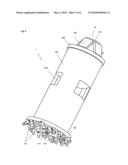 MILLING HEAD AND METHOD FOR MACHINING PILE HEADS diagram and image