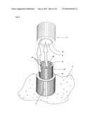 MILLING HEAD AND METHOD FOR MACHINING PILE HEADS diagram and image