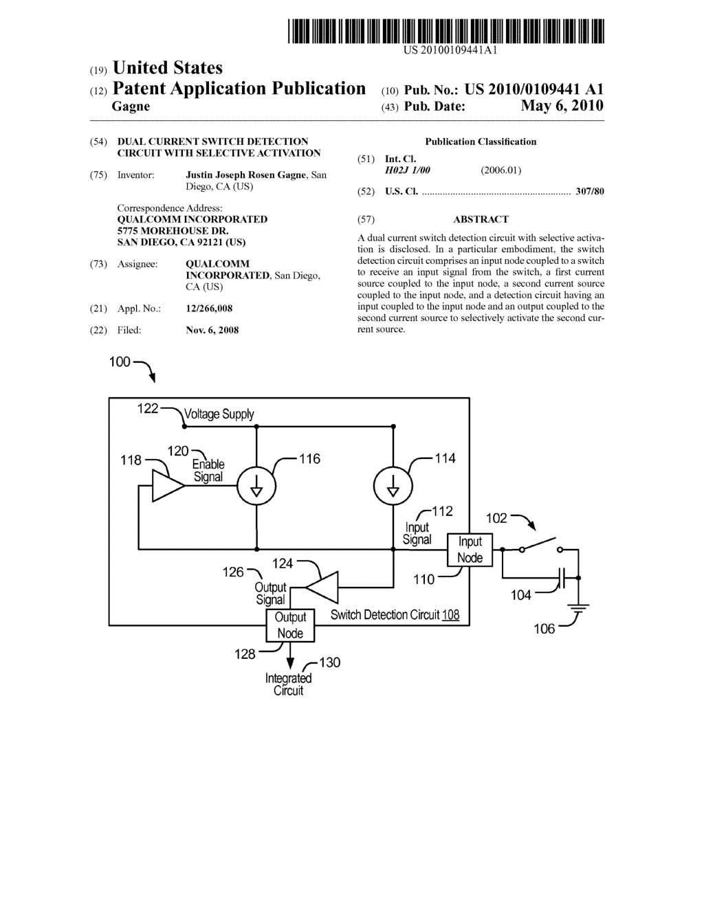 Dual Current Switch Detection Circuit with Selective Activation - diagram, schematic, and image 01