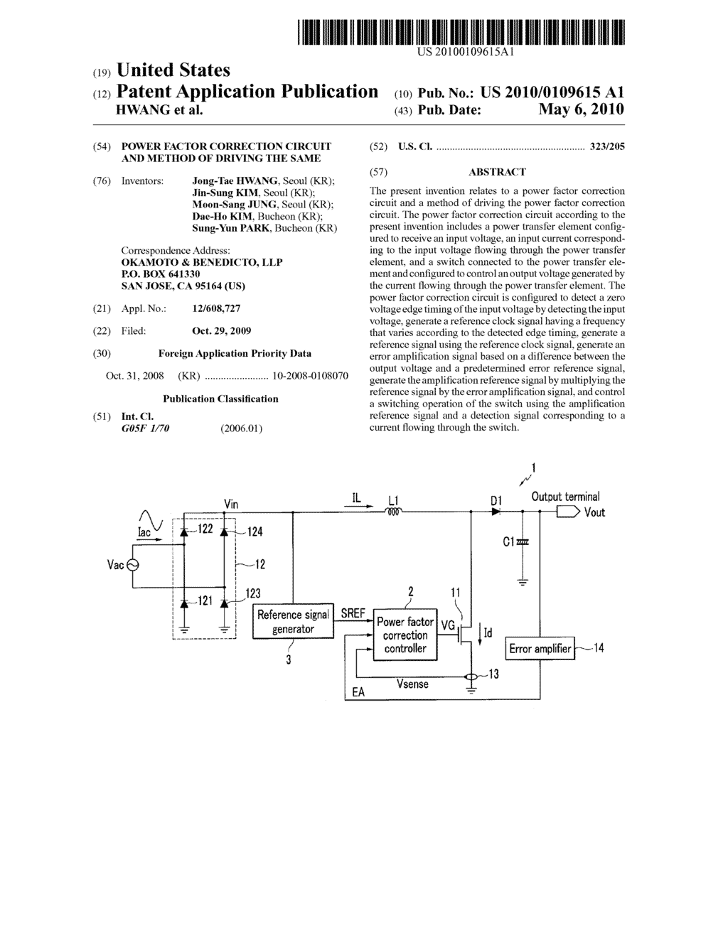 Power Factor Correction Circuit And Method Of Driving The Same - diagram, schematic, and image 01