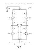 Circuit and method for driving at least one differential line diagram and image