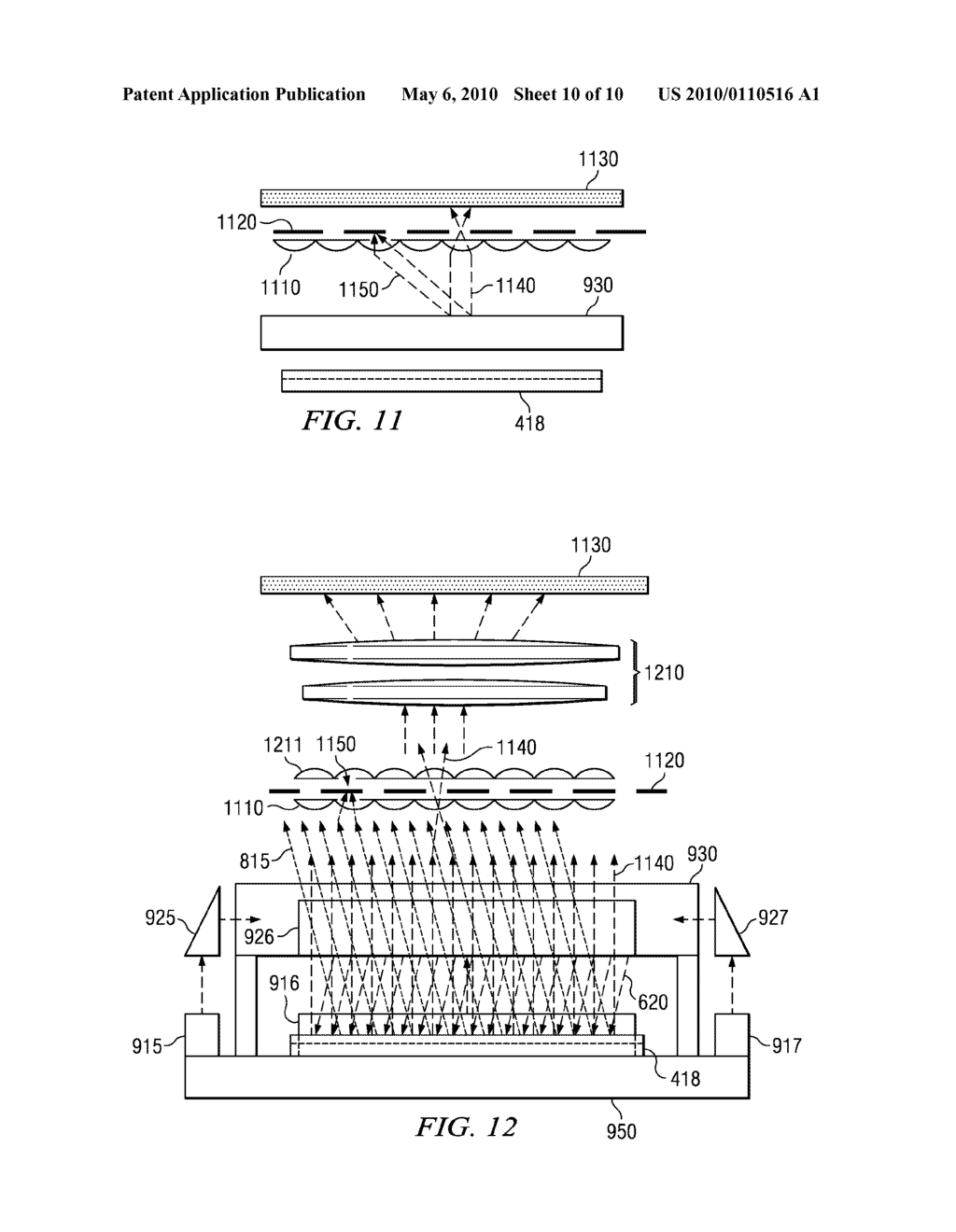 Projection System and Method Including Spatial Light Modulator and Compact Diffractive Optics - diagram, schematic, and image 11