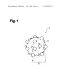 ANISOTROPIC CONDUCTIVE ADHESIVE COMPOSITION, ANISOTROPIC CONDUCTIVE FILM, CIRCUIT MEMBER CONNECTING STRUCTURE AND METHOD FOR MANUFACTURING COATED PARTICLES diagram and image