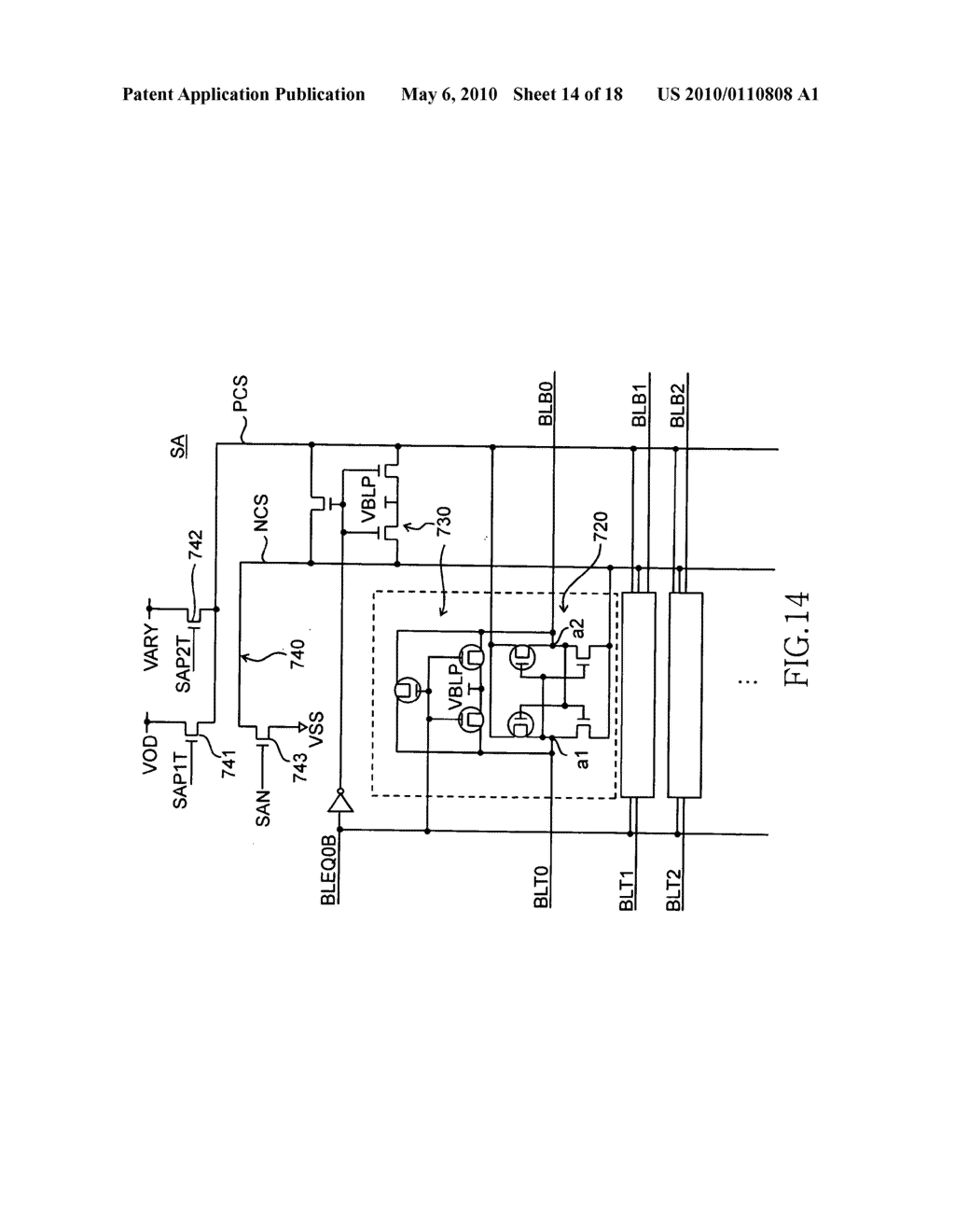 Semiconductor memory device and control method thereof - diagram, schematic, and image 15